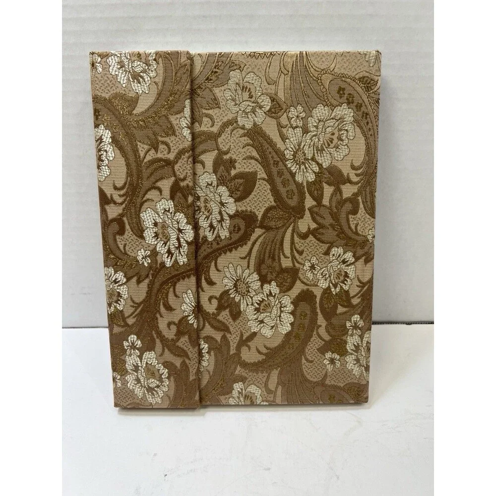 Markings By Gibson Brocade Fabric covered Journal Notebook Hardcover Diary NEW